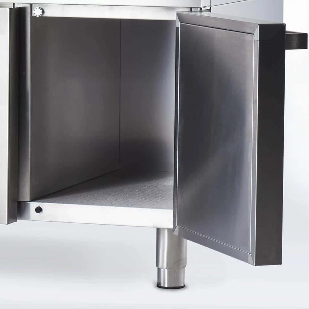 Dujinė viryklė, 6 degikliai, dujinė orkaitė, 36,5+5 kW, G20, Stalgast - Image 17