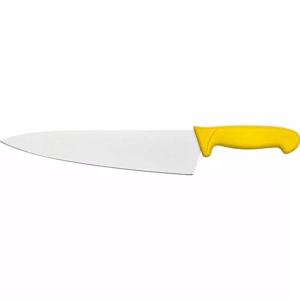 Virėjo peilis, HACCP, geltonos spalvos, 260 mm