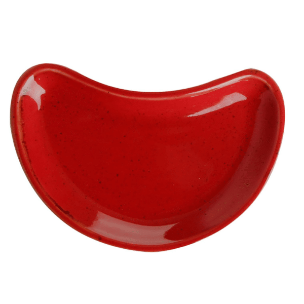 Užkandžių lėkštė, Porland Seasons Magma, porcelianas, raudona, 73.5 mm