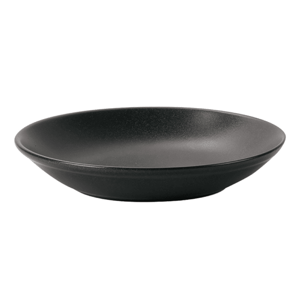 Sekli lėkštė, Coupe, Porland Seasons Coal, porcelianas, juoda, 301 mm