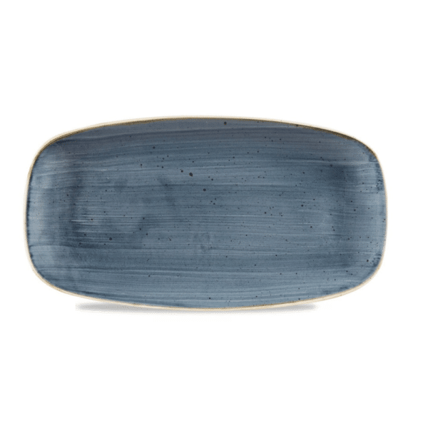 Stačiakampio formos lėkštė, Stonecast Blueberry, porcelianas, mėlyna, 153 mm