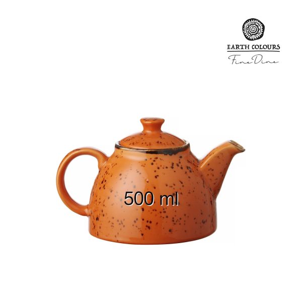 Arbatinukas, Fine Dine Dahlia, porcelianas, oranžinė, 500 ml