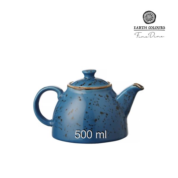 Arbatinukas, Fine Dine Iris, porcelianas, mėlyna, 500 ml