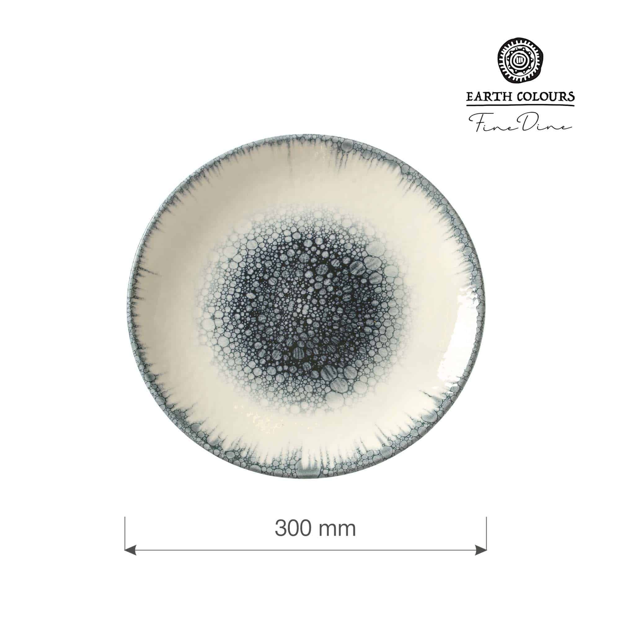 Sekli lėkštė, Fine Dine Infinity, porcelianas, pilka, 300 mm - Image 2