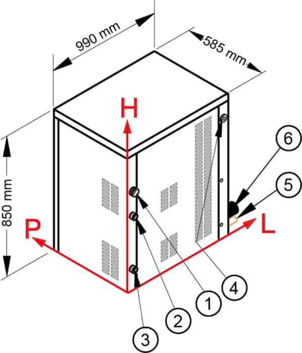 Ledukų generatorius centrinei šaldymo sistemai, 300 kg/24 val., CM 650 Split Rack NTF