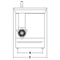 Mėsmalė TC 32 SMB, 700 kg/h, 2940W, 400V, La Felsinea